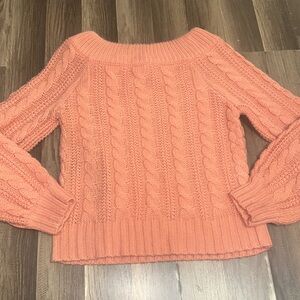 Off the shoulder sweater size large